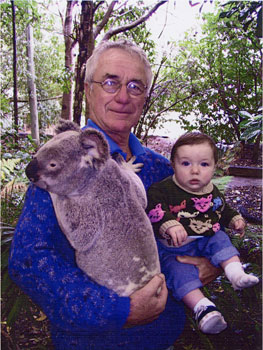 Malcolm, Zoe and the Koala.